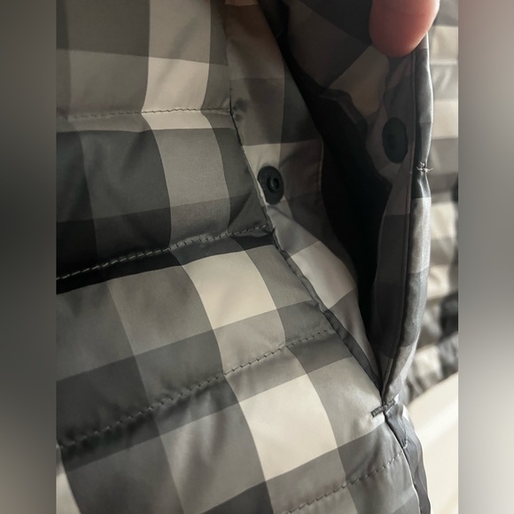 Lands' End/women’s NWT Black, White and Gray Checkered Women's Vest size S 6-8 - Picture 5 of 9